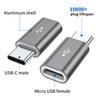 QianLink Micro USB to USB C Adapter,8-Pack Aluminum USB Type C Adapter Convert Connector Compatible with Samsung Galaxy S10 S9 S8 Plus Note 9 8, LG V40 V35 V30 V20 G7 G6,Pixel 2 XL,Moto Z2 Z3(Gray) view 2