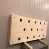 The Plyobox Warehouse 12"x34" Horizontal Climbing Pegboard view 2