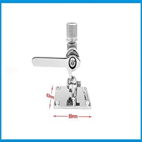 JZ 316 Stainless Steel Marine Radio VHF Antenna Dual Axis Ratchet Adjustable Base