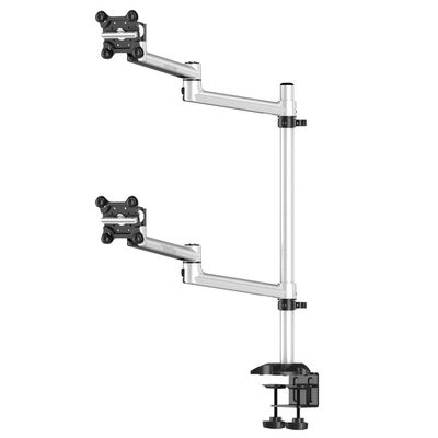 Continews Dual Monitor Desk Mount with Dual Swivel Arm for Compatible Apple Displays