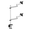 Continews Dual Monitor Desk Mount with Dual Swivel Arm for Compatible Apple Displays view 2