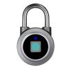 Fingerprint Padlock, Bluetooth Lock, Mobile APP, MEGAFEIS Smart Padlock with Keyless Biometric, Water Resistant, Suitable for Gym, Sports, Bike, School, Locker and Storage(Grey) view 1