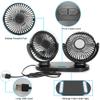 Aoneky 5V 2A 360 Rotating Dual USB Fan - Portable Personal Office Desk Car USB Fan view 3