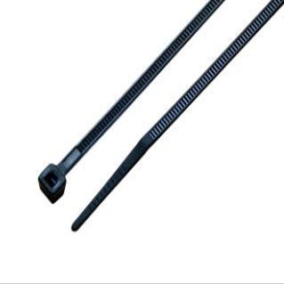 25 - 2000pc 4" to 60" Premium Industrial Black Wire Cable Tie UV Resistant Nylon Wrap (1000, 4" 18-lb)