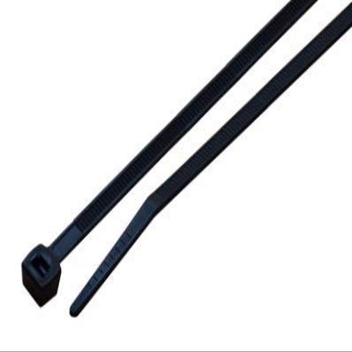 25-2000pc 4" to 60" Premium Industrial Black Wire Cable Tie UV Resistant Nylon Wrap (1000, 11" 75-lb)