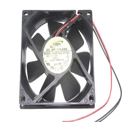 80x80x25mm AD0812HS-A71GL 12V 0.25A 2Wire dc axial Fan