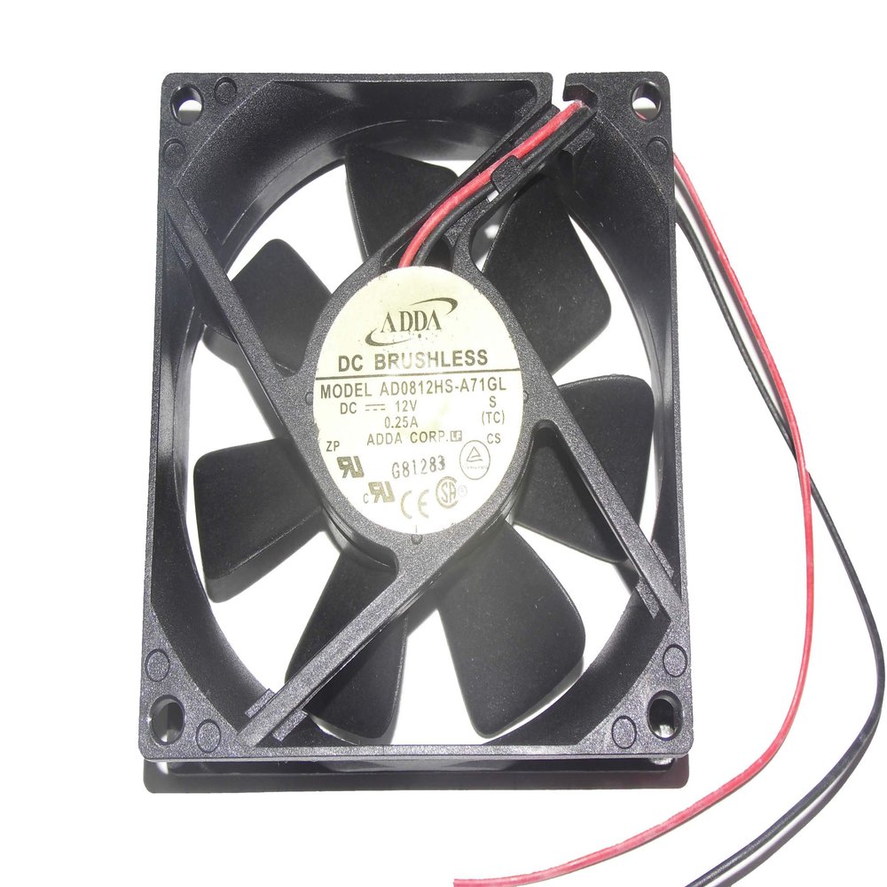 80x80x25mm AD0812HS-A71GL 12V 0.25A 2Wire dc axial Fan