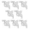 Renovator's Supply Door Trim White Urethane Foam Corner Design 8 Pieces Totaling 80" Length view 1