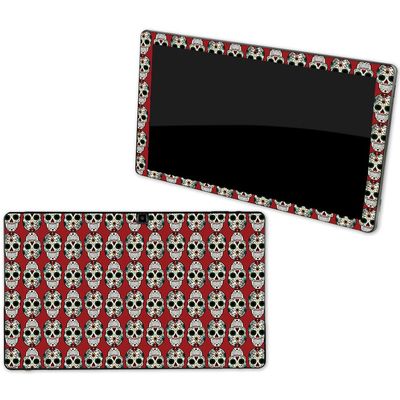 MightySkins Skin Compatible with NuVision Supreme 1001 Tablet - Sugar Skull | Protective, Durable, and Unique Vinyl Decal wrap Cover | Easy to Apply, Remove, and Change Styles | Made in The USA