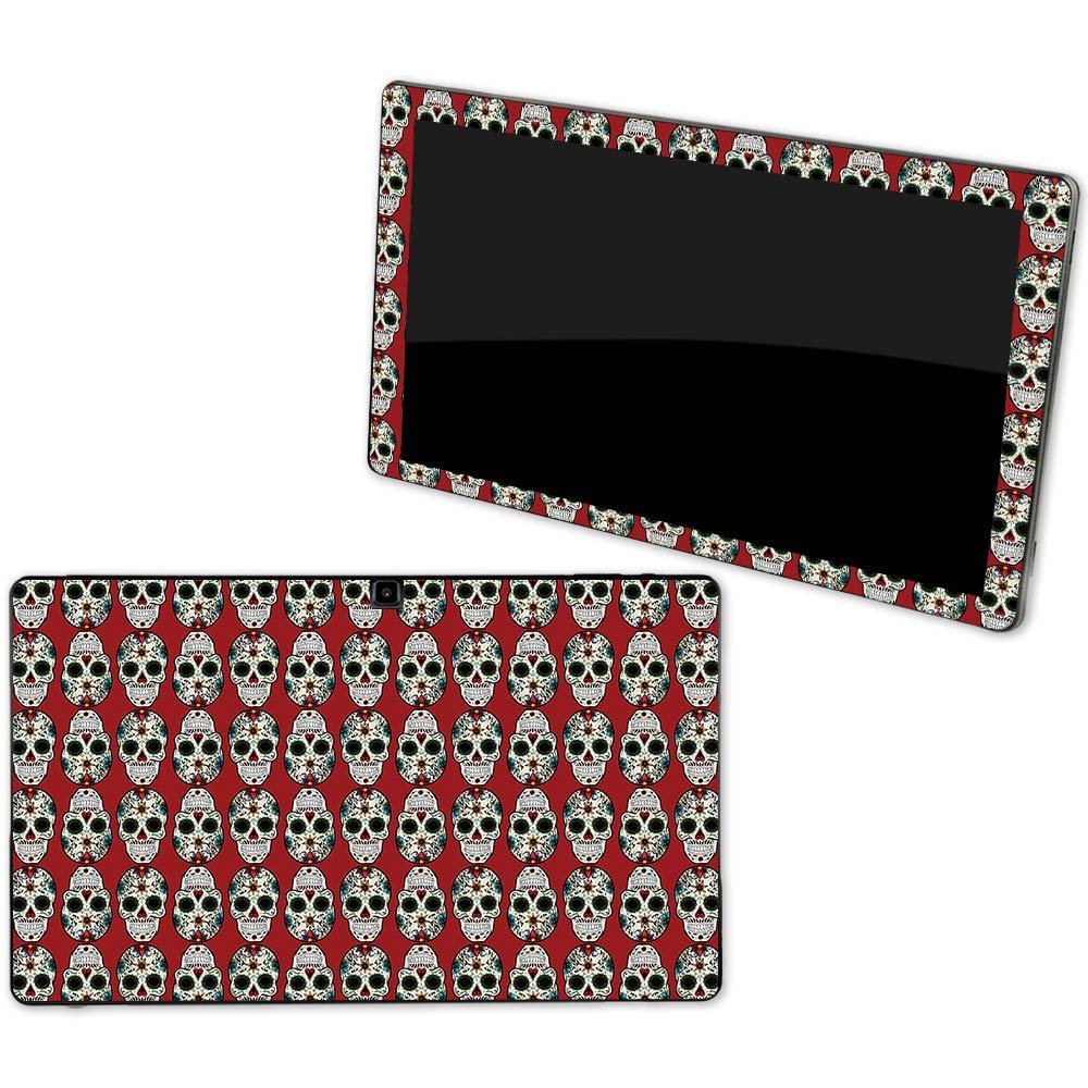 MightySkins Skin Compatible with NuVision Supreme 1001 Tablet - Sugar Skull | Protective, Durable, and Unique Vinyl Decal wrap Cover | Easy to Apply, Remove, and Change Styles | Made in The USA
