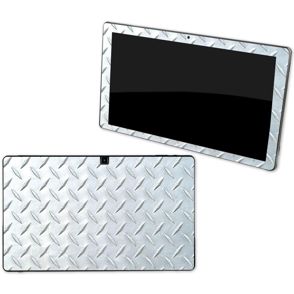 MightySkins Skin Compatible with NuVision Supreme 1001 Tablet - Diamond Plate | Protective, Durable, and Unique Vinyl Decal wrap Cover | Easy to Apply, Remove, and Change Styles | Made in The USA