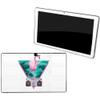 MightySkins Skin Compatible with NuVision Supreme 1001 Tablet - Miami Flamingo | Protective, Durable, and Unique Vinyl Decal wrap Cover | Easy to Apply, Remove, and Change Styles | Made in The USA view 1