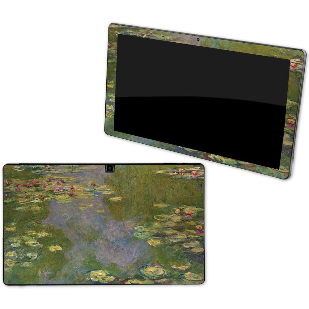 MightySkins Skin Compatible with NuVision Supreme 1001 Tablet - Water Lilies | Protective, Durable, and Unique Vinyl Decal wrap Cover | Easy to Apply, Remove, and Change Styles | Made in The USA