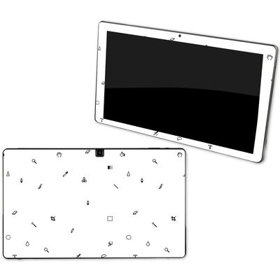 MightySkins Skin Compatible with NuVision Supreme 1001 Tablet - Pixel Pattern | Protective, Durable, and Unique Vinyl Decal wrap Cover | Easy to Apply, Remove, and Change Styles | Made in The USA