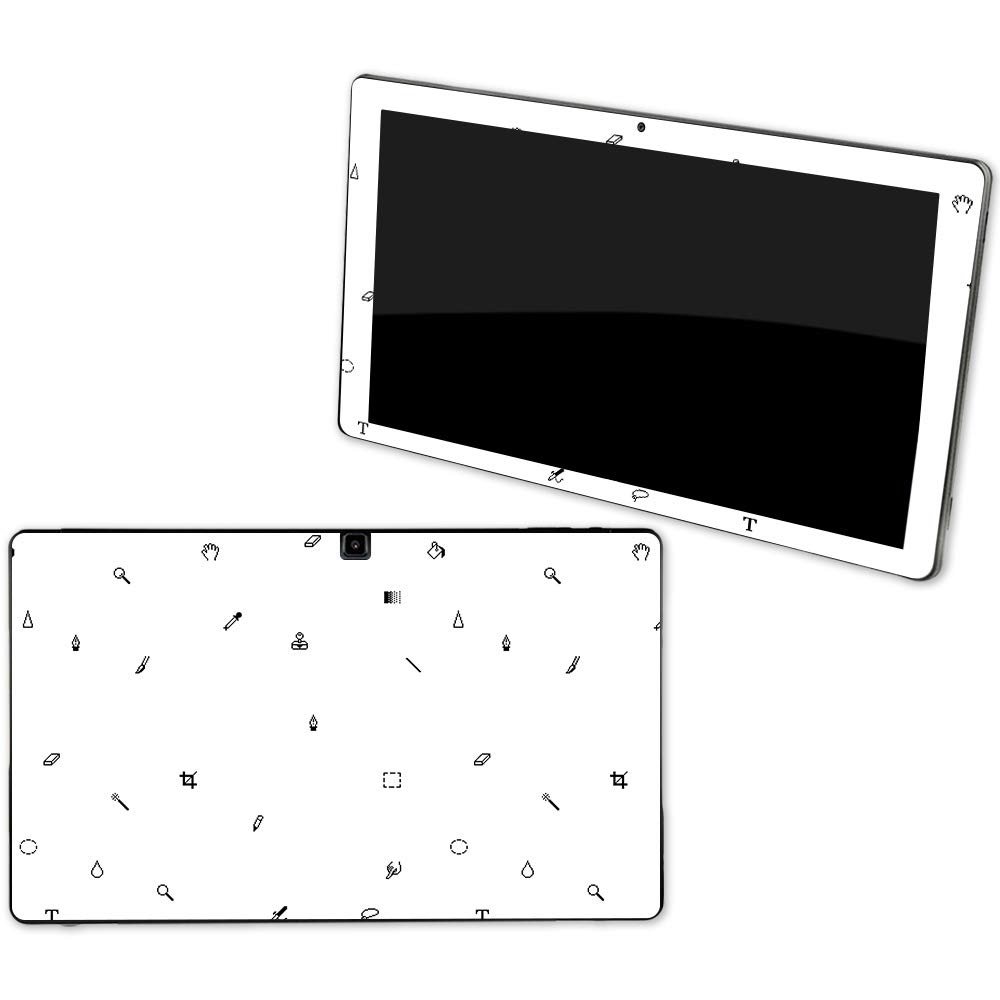 MightySkins Skin Compatible with NuVision Supreme 1001 Tablet - Pixel Pattern | Protective, Durable, and Unique Vinyl Decal wrap Cover | Easy to Apply, Remove, and Change Styles | Made in The USA