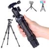 AOKA 15.75"/0.99 lbs Mini Carbon Fiber Tripod, Compact Pocket Travel Tabletop Tripod for Mobile Phones, Mirrorless Cameras, Digital Cameras, Projectors, Webcams view 1