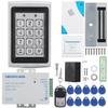 Door Access Control System Access Control Card Password Door Security System Kit Single Door Magnetic Lock IP/TCP RFID Door Entry keypad with EXIT Button view 1