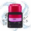 Gabba Goods Shower Bluetooth Speaker with Beer/Soda Can Holder - Built-in Microphone Handsfree - Waterproof, IPX7, 4 Hours of Playtime, Suction Cup for Showers view 1