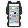 YONOCOSTA Cute iPod Touch 7 Case, Big Eye Black Cat iPod Touch 6 Case, Kitty iPod Touch 5 Cases, Funny Kawaii Animals 3D Cartoon Soft Silicone Shockproof Cover for Girls Women view 2