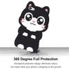 YONOCOSTA Cute iPod Touch 7 Case, Big Eye Black Cat iPod Touch 6 Case, Kitty iPod Touch 5 Cases, Funny Kawaii Animals 3D Cartoon Soft Silicone Shockproof Cover for Girls Women view 4