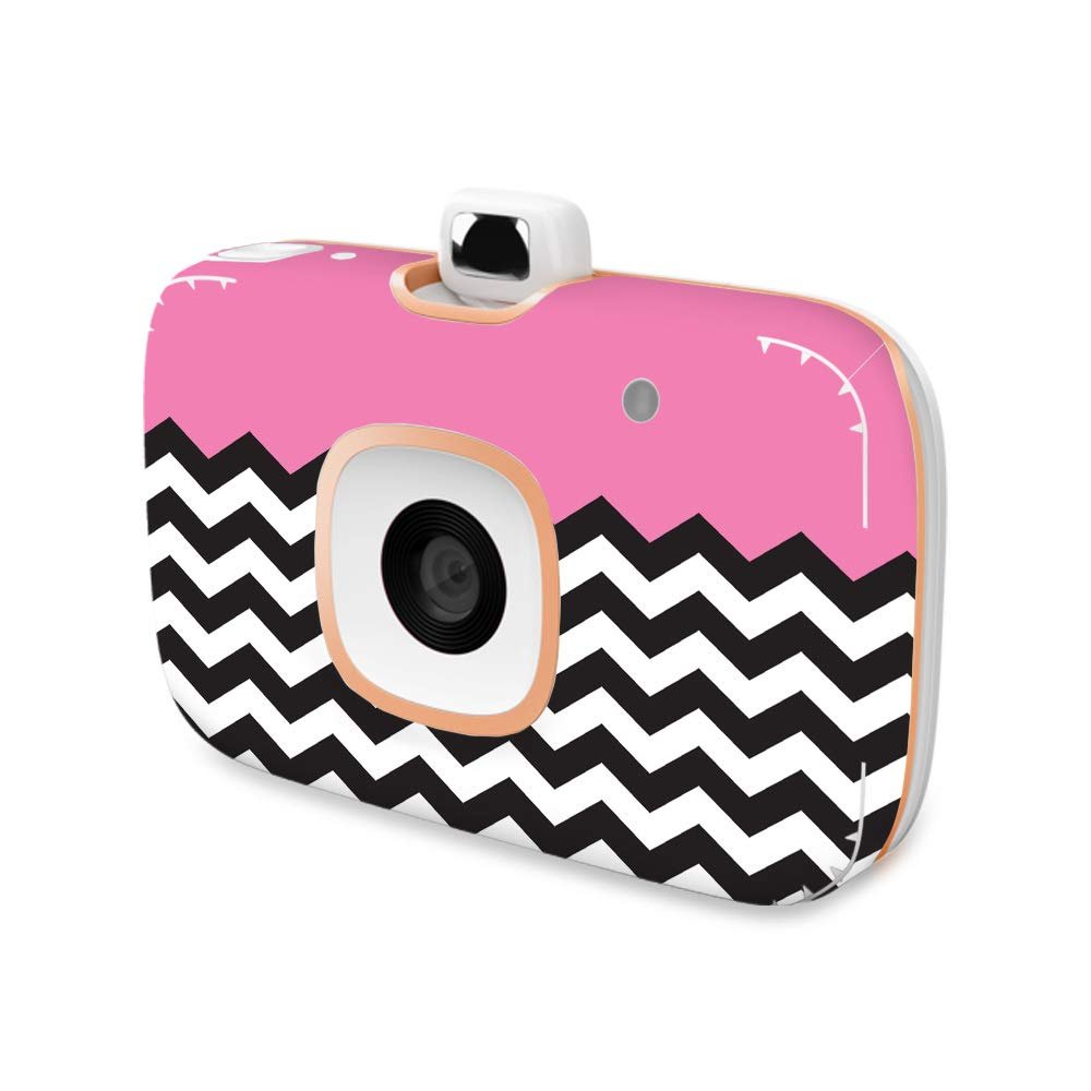 MightySkins Skin Compatible with HP Sprocket 2-in-1 Photo Printer - Pink Chevron | Protective, Durable, and Unique Vinyl Decal wrap Cover | Easy to Apply, Remove, and Change Styles | Made in The USA