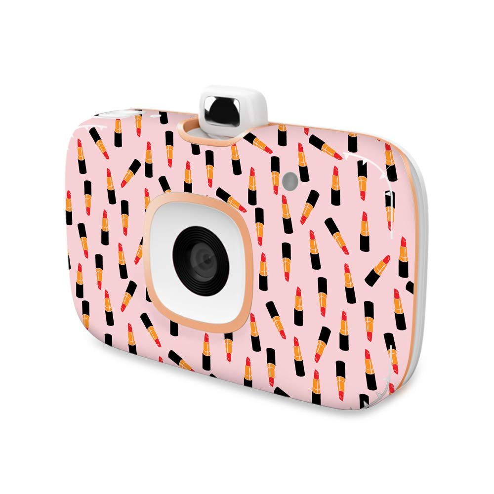 MightySkins Skin Compatible with HP Sprocket 2-in-1 Photo Printer - Lipstick Pattern | Protective, Durable, and Unique Vinyl Decal wrap Cover | Easy to Apply, Remove | Made in The USA