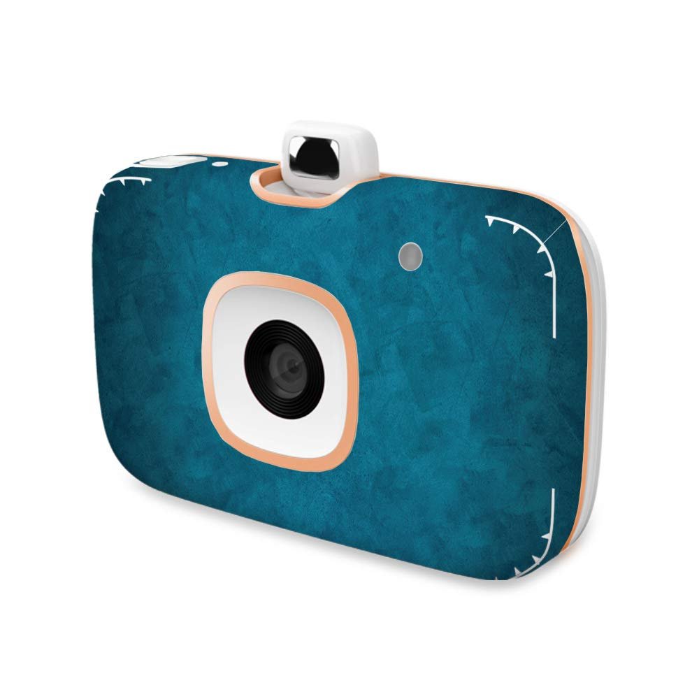 MightySkins Skin Compatible with HP Sprocket 2-in-1 Photo Printer - Blue Strokes | Protective, Durable, and Unique Vinyl Decal wrap Cover | Easy to Apply, Remove, and Change Styles | Made in The USA