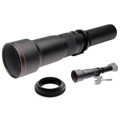 650-1300mm f/8-16 Manual Telephoto Lens for Canon EOS Rebel T3i, T4i, T5, T5i, T6, T7, T6i, T6s, T7i, SL1, SL2, EOS 60D, 70D, 77D, 80D, 5D III, 5D IV, 6D, 6D II, 7D II DSLR Cameras