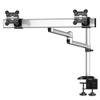 Continews 2 Monitor Stand 1X2 w/ 2-in-1 Base & Dual Swivel Arm for Compatible Apple Displays view 1