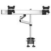 Continews 2 Monitor Stand 1X2 w/ 2-in-1 Base & Dual Swivel Arm for Compatible Apple Displays view 3
