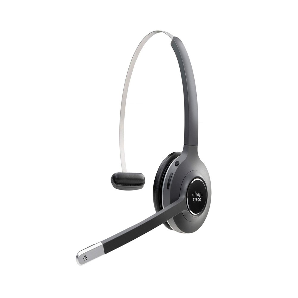 Cisco 561 Headset - Mono - Black - Wireless - DECT 6.0-300 ft48 kHz - Over-The-Head - Monaural - Supra-aural - Uni-Directional, Electret, Condenser Microphone