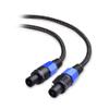 Cable Matters Premium Braided 12AWG Speaker Cable Compatible with Speakon NL4FC Port in 25 Feet view 1