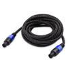 Cable Matters Premium Braided 12AWG Speaker Cable Compatible with Speakon NL4FC Port in 25 Feet view 2