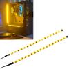 DS LED Light Strip Gold Yellow Computer Lighting with Magnetic for PC Case Lighting Kit (2Pack, 30CM, Molex Connector, S Series) view 1