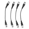 XINGYHENG 4Pcs BNC Coaxial Crimper Jumper Connector Cable RG174 BNC-59 Male to Female Nickel Plated Coupler Extension Coaxial Cable with Copper Pin Fixed Inside for Broadcast Video and Camera view 1