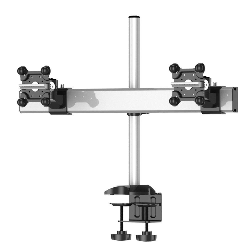 Continews Dual Monitor Desk Mount with Crossbar for Compatible Apple Displays