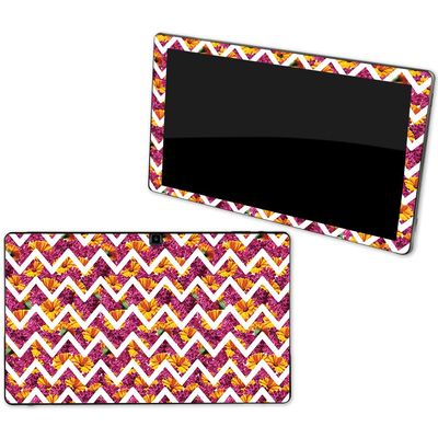 MightySkins Skin Compatible with NuVision Supreme 1001 Tablet - Chevron Summer | Protective, Durable, and Unique Vinyl Decal wrap Cover | Easy to Apply, Remove, and Change Styles | Made in The USA