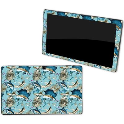 MightySkins Skin Compatible with NuVision Supreme 1001 Tablet - Island Fish | Protective, Durable, and Unique Vinyl Decal wrap Cover | Easy to Apply, Remove, and Change Styles | Made in The USA