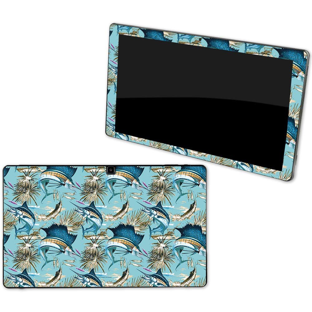 MightySkins Skin Compatible with NuVision Supreme 1001 Tablet - Island Fish | Protective, Durable, and Unique Vinyl Decal wrap Cover | Easy to Apply, Remove, and Change Styles | Made in The USA