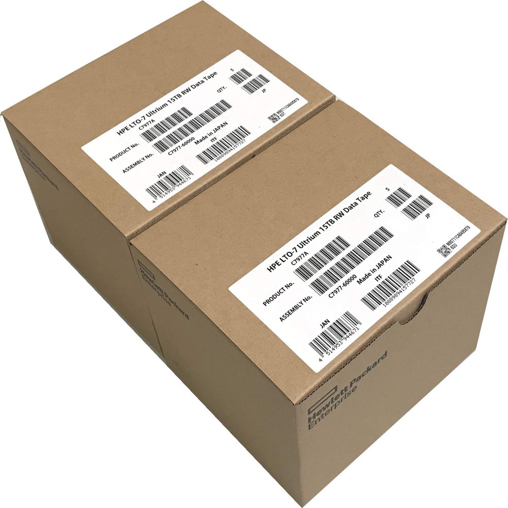 10-Pack HPE LTO 7 Ultrium C7977A 6TB/15TB Data Cartridge