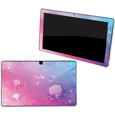 MightySkins Skin Compatible with NuVision Supreme 1001 Tablet - Pink Diamond | Protective, Durable, and Unique Vinyl Decal wrap Cover | Easy to Apply, Remove, and Change Styles | Made in The USA