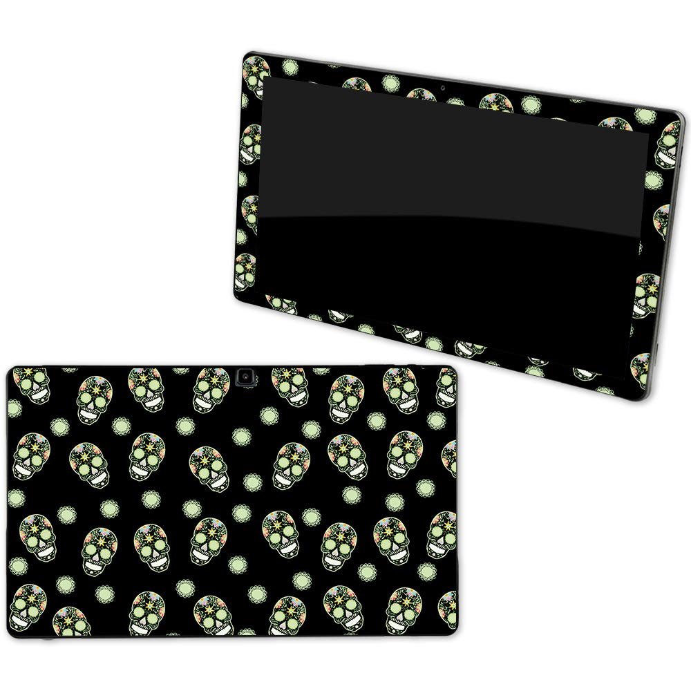 MightySkins Skin Compatible with NuVision Supreme 1001 Tablet - Nighttime Skulls | Protective, Durable, and Unique Vinyl Decal wrap Cover | Easy to Apply, Remove, and Change Styles | Made in The USA