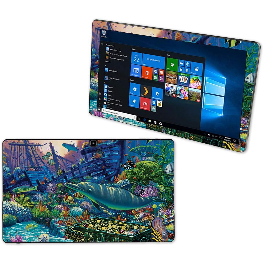 MightySkins Skin Compatible with NuVision Supreme 1001 Tablet - Sunken Treasure | Protective, Durable, and Unique Vinyl Decal wrap Cover | Easy to Apply, Remove, and Change Styles | Made in The USA