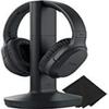 Sony Wireless RF Home Theater TV Headphones with Transmitter - 150-ft Wireless Range, Up to 20 Hours of Play Time (Black) & Zonoz Microfiber Cleaning Cloth Bundle view 1
