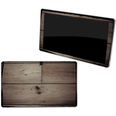 MightySkins Skin Compatible with NuVision Supreme 1001 Tablet - Wooden | Protective, Durable, and Unique Vinyl Decal wrap Cover | Easy to Apply, Remove, and Change Styles | Made in The USA