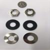 1" Panel Nut, Gasket, Washer Set for UHF and N Type Bulkhead Connectors (5/8") view 2