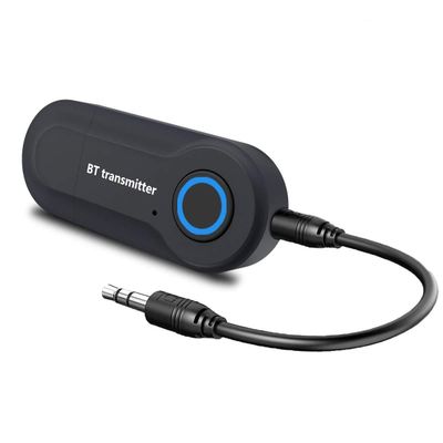 XISEDO Bluetooth Transmitter,3.5mm Portable Stereo Audio Wireless Bluetooth Transmitter for TV, iPod, MP3/MP4,USB Power Supply,Plug and Play