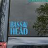 Minglewood Trading Light Brown - Bass Head 10" x 6" Vinyl Decal Sticker -V3- EDM Music Speaker Basshead Head Banger - 20 Color Options view 3