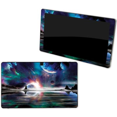 MightySkins Skin Compatible with NuVision Supreme 1001 Tablet - Space Horizon | Protective, Durable, and Unique Vinyl Decal wrap Cover | Easy to Apply, Remove, and Change Styles | Made in The USA