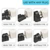 Ceptics South Africa, Botswana Travel Adapter, Universal Socket Plug Accepts Plugs From any Country, Perfect for Cell Phones, Laptops, Chargers and More - 3 Pack view 2